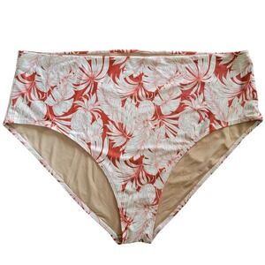 Old Navy Floral High Waist‎ Swim Bottom Plus Size 4X